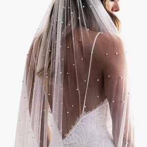 Cathedral Pearl Veil + Pearl Veil Weights